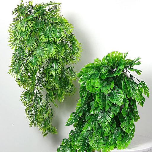 2.6FT Artificial Palm Ferns Garland Hanging Greenery Plants Tropical Leaves Bulk Wholesale