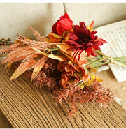 Artificial Silk Flowers Bouquet 10 Pcs Bulk Wedding Table Centerpiece Arrangements