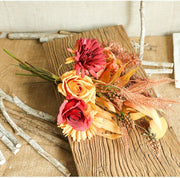 Artificial Silk Flowers Bouquet 10 Pcs Bulk Wedding Table Centerpiece Arrangements