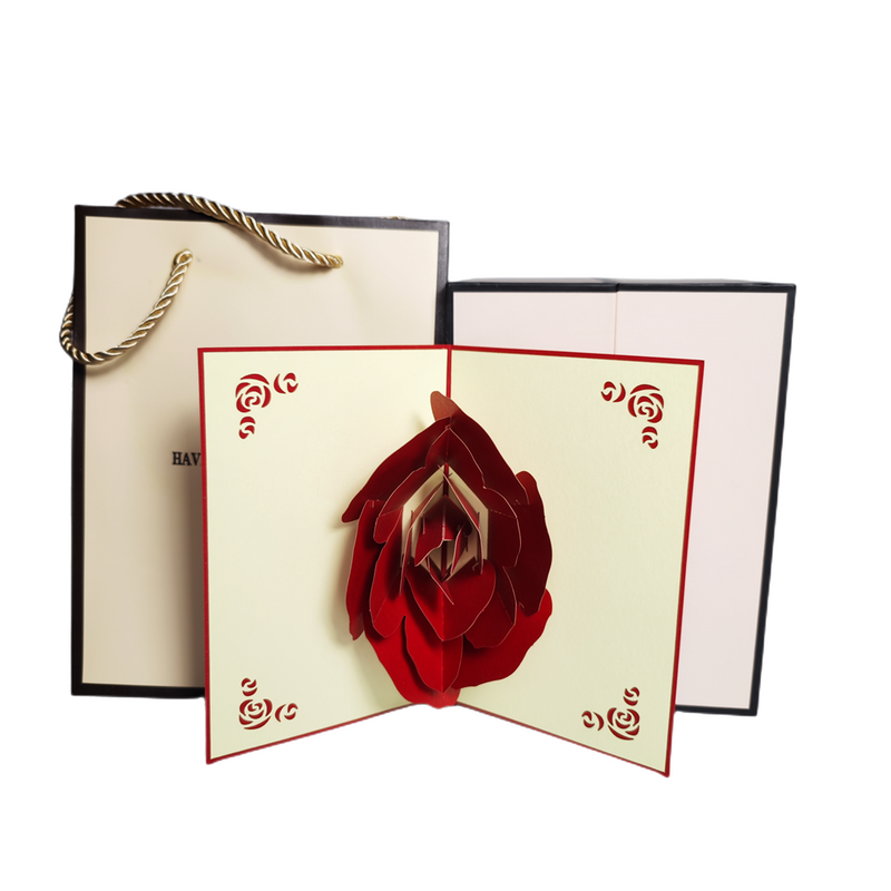 Preserved Rose with Crescent Moon Pendant Necklace Gift for Valentines Day Birthday Anniversary