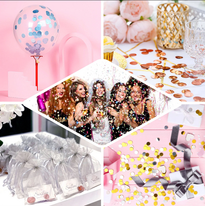 Bulk 2 Pack Round Sequins Confetti Dots for Wedding Baby Shower Birthday Party Table Decorations Wholesale