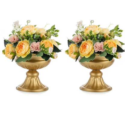 Bulk 1 Pc Metal Vases For Wedding Centerpieces Flower Arrangement Stand Wedding Reception Anniversary Home Floral Decor Wholesale