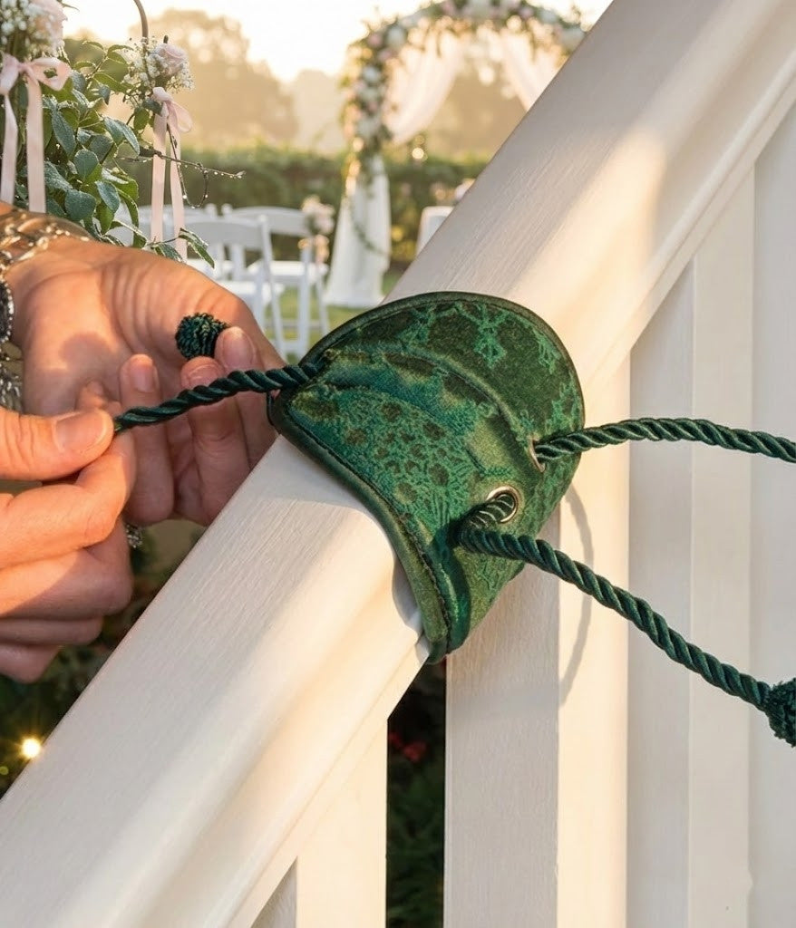 Railing Garland Ties - Fun Stylish & Practical Decor Fasteners for Railings