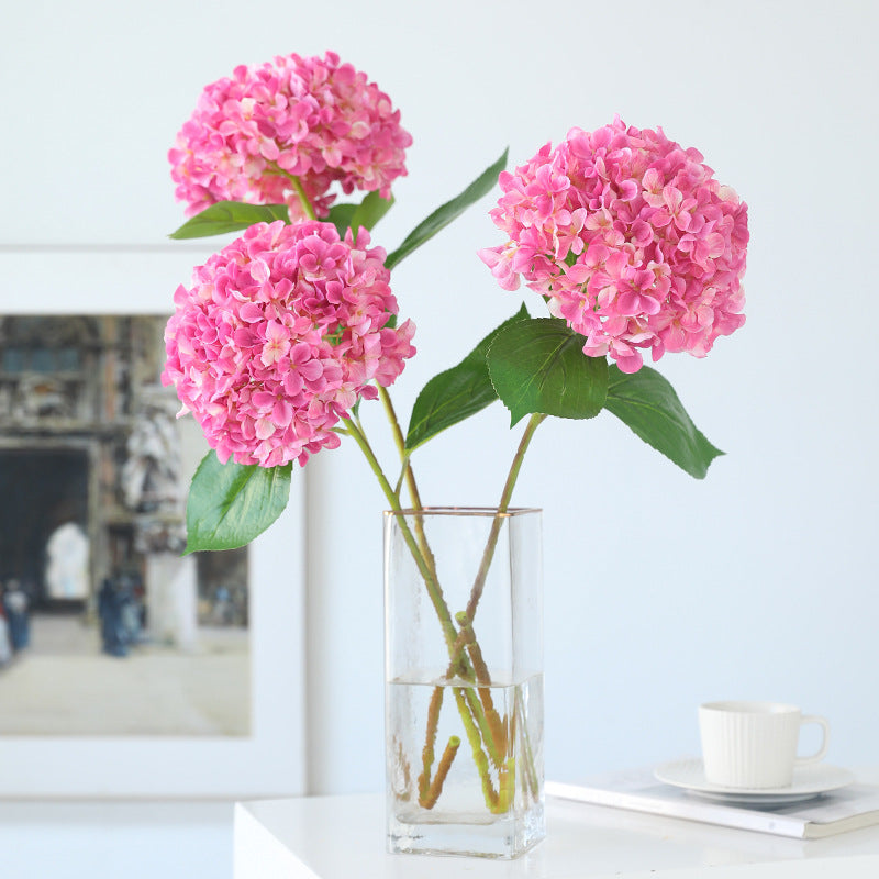 10 Pcs Extra Large Artificial Hydrangea Flower Stems 20-25 Inch Silk Bulk for Wedding Centerpieces and Home Decor
