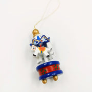 6 Pcs Carousel Ornament Sets with Rope for Christmas Tree Decor Bulk Holiday Decorations