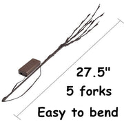 20 Pcs LED Branch Lights Indoor Tree Decoration Lighting for Weddings Birthdays Christmas