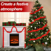 3 Pack 20 Ft Artificial Christmas Feather Garland for Tree Mantel Holiday Decor Bulk