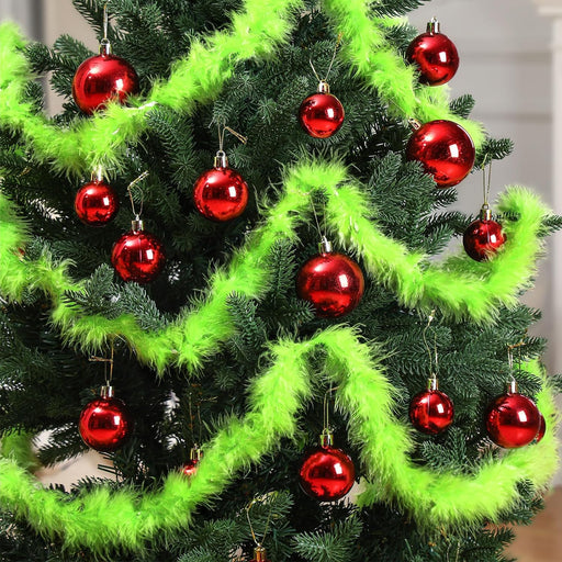 3 Pack 20 Ft Artificial Christmas Feather Garland for Tree Mantel Holiday Decor Bulk