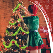3 Pack 20 Ft Artificial Christmas Feather Garland for Tree Mantel Holiday Decor Bulk