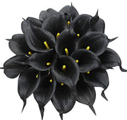 20 Pcs Artificial Calla Lily Bouquets Real Touch Silk Flowers for Centerpieces