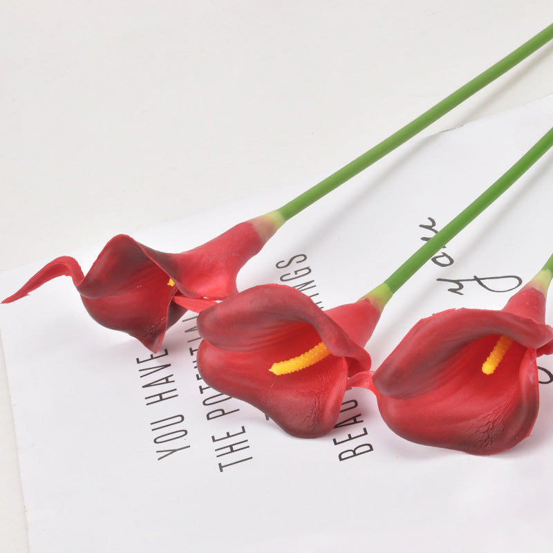 20 Pcs 13 Inch Artificial Calla Lily Bouquet Faux Silk Flowers Bulk