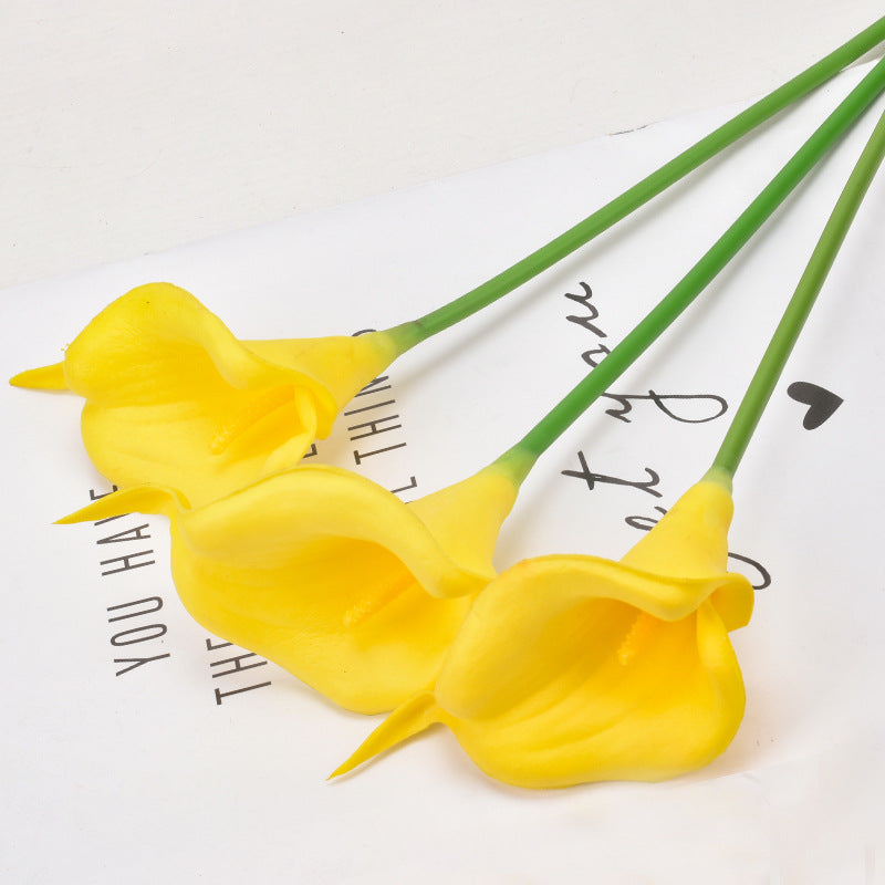 20 Pcs 13 Inch Artificial Calla Lily Bouquet Faux Silk Flowers Bulk