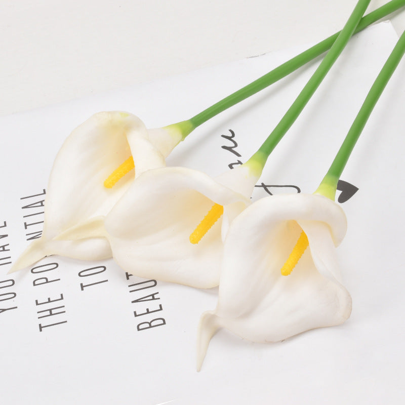 20 Pcs 13 Inch Artificial Calla Lily Bouquet Faux Silk Flowers Bulk