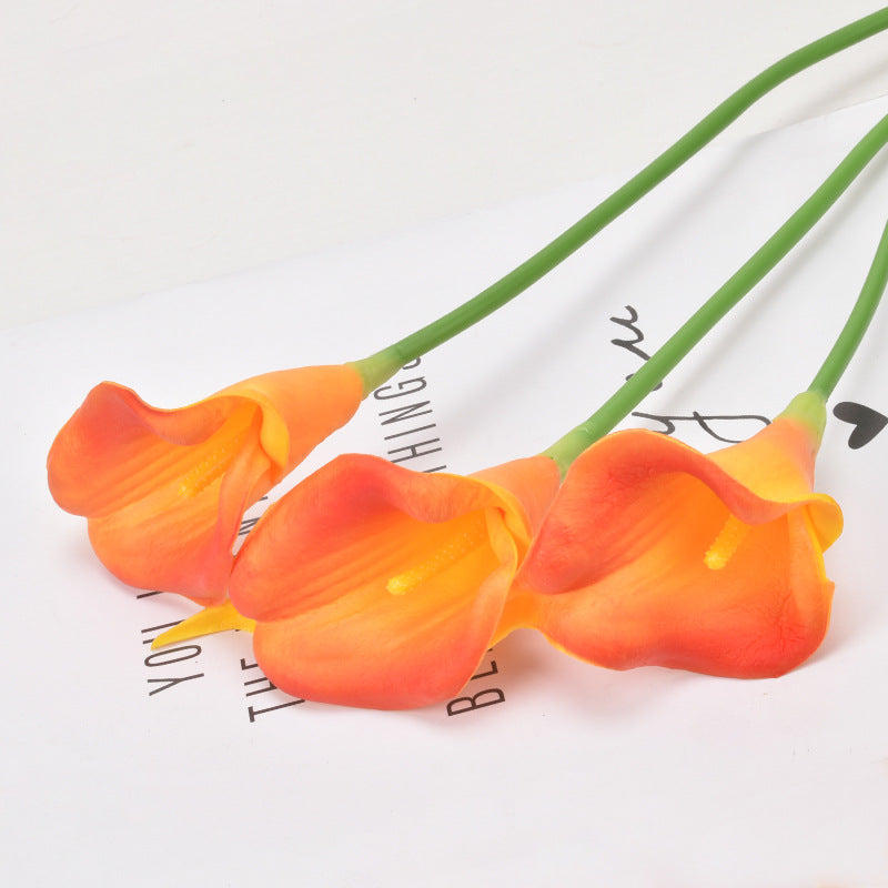 20 Pcs 13 Inch Artificial Calla Lily Bouquet Faux Silk Flowers Bulk