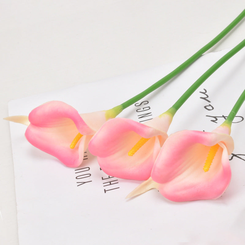 20 Pcs 13 Inch Artificial Calla Lily Bouquet Faux Silk Flowers Bulk