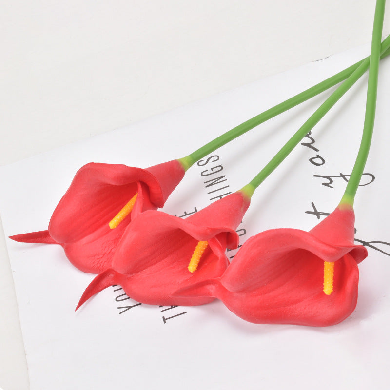 20 Pcs 13 Inch Artificial Calla Lily Bouquet Faux Silk Flowers Bulk