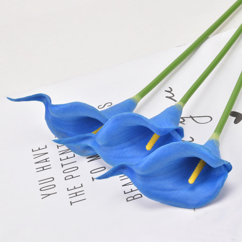 20 Pcs 13 Inch Artificial Calla Lily Bouquet Faux Silk Flowers Bulk