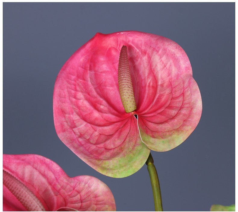 27 Inch Anthurium Stem Artificial Tropical Flower UV Resistant Bulk 10 Pcs