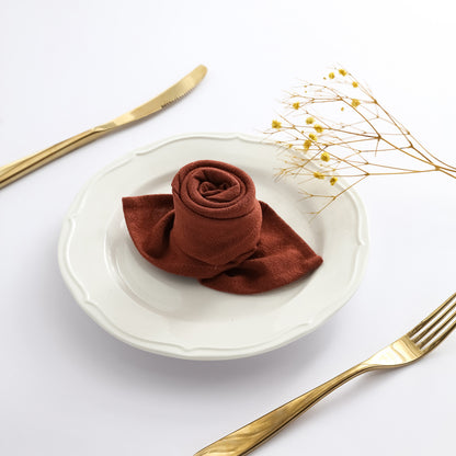 Bulk organic cotton napkins wedding party hotel table decoration wholesale