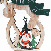 Christmas Table Ornaments Set with Xmas Tree and Snowman Decorations for Holiday Party Centerpiece Bulk Pack