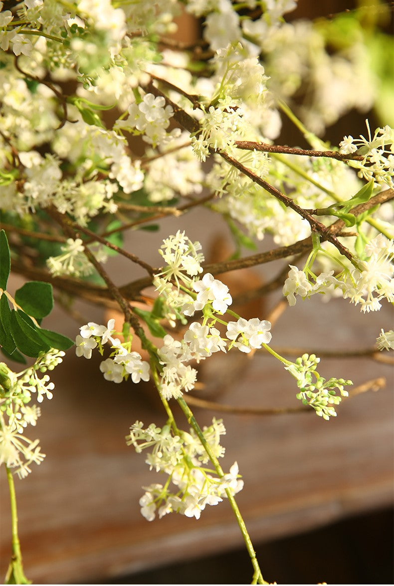 39 Inch Artificial Silk Blooming Willow Stems Branches Bulk Quantity