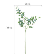 Faux Eucalyptus Leaves Spray Greenery Stems Bulk 12 Inch Artificial Green Leaves 10 Pcs