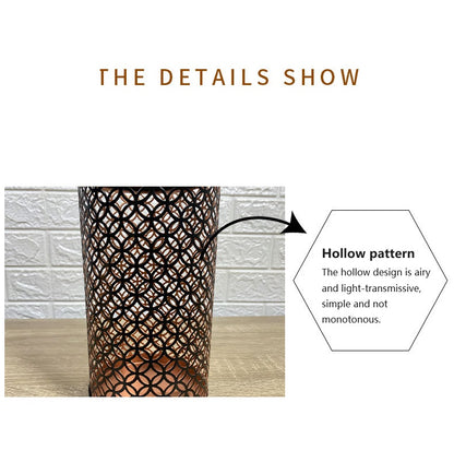 Bulk Set of 3 Metal Candle Holders Retro Votive Tealights Candlestick for Home Wedding Party Garden Indoor Balcony Living Room Dining Table Wholesale