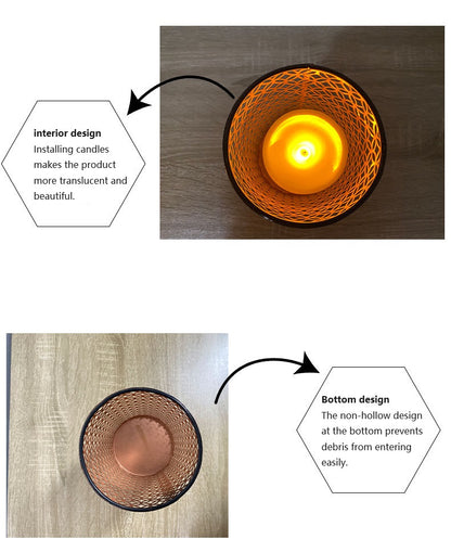 Bulk Set of 3 Metal Candle Holders Retro Votive Tealights Candlestick for Home Wedding Party Garden Indoor Balcony Living Room Dining Table Wholesale