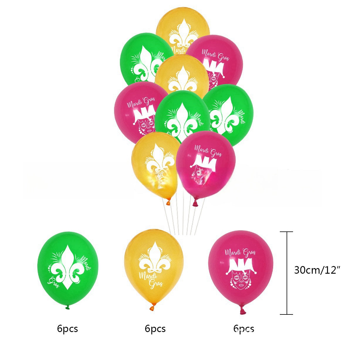 Bulk 2 Pcs Mardi Gras Party Decorations Set Wholesale