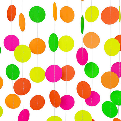 Bulk 10 pcs Glow in the Dark Paper Garland for Party and Birthday Decorations  Hanging Backdrop Decor Wholesale