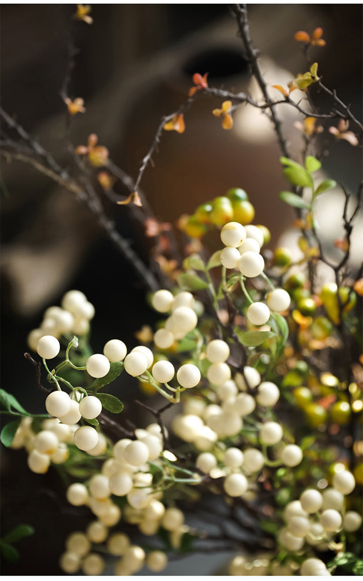 27 Inch Artificial Berry Branches Spray 10 Pcs Christmas Floral Arrangement Stems