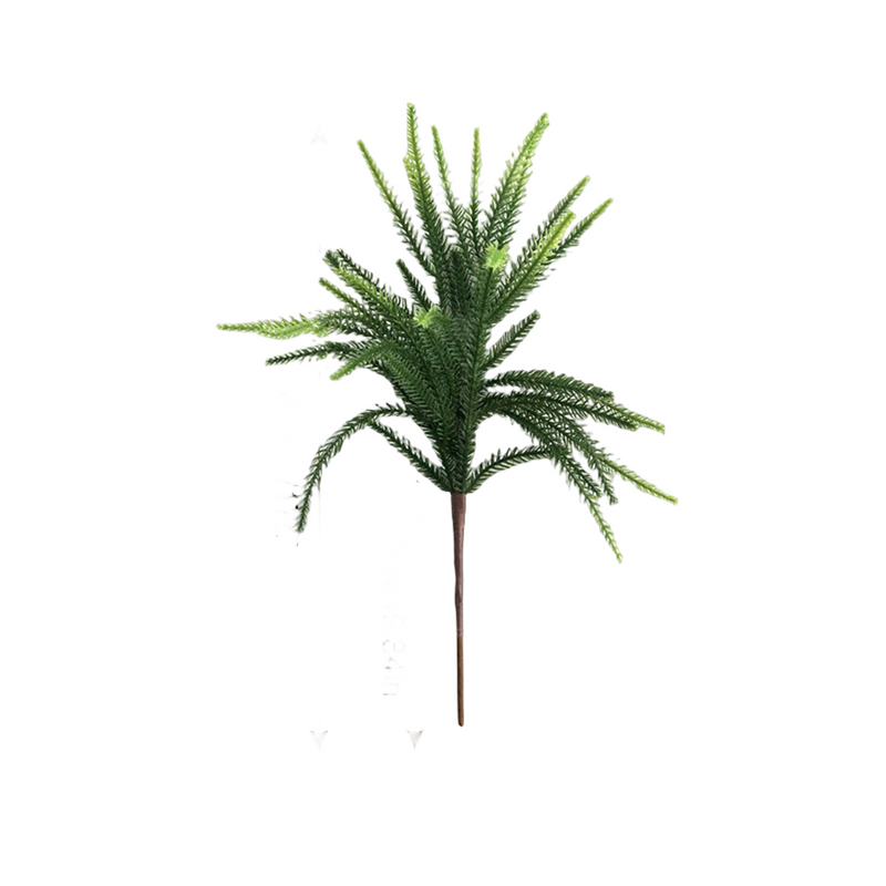 2 Sizes Norfolk Pine Branches Artificial Green Plants Bulk Real Touch Christmas Decor