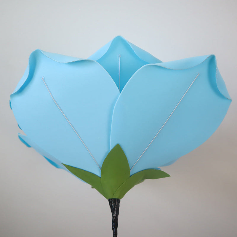 23.6 Inch Giant Artificial Rose Stems 10 Pcs Large PE Foam Flowers for Wedding Backdrops and Event Decor