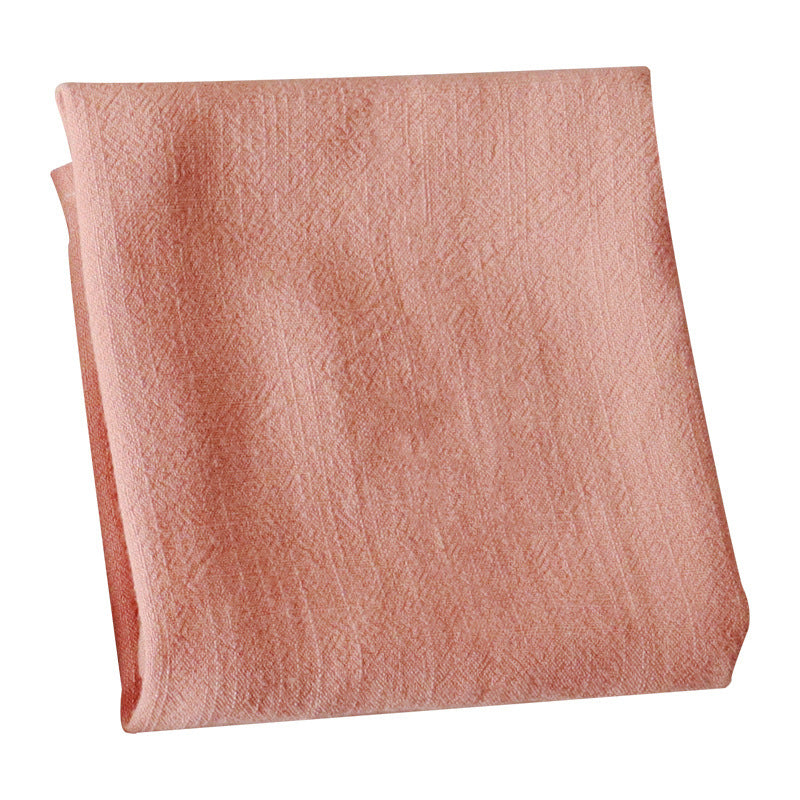 Linen-Cotton Napkins for Home Kitchen - 15.75x15.75 Inches Solid Color Square Dinner Napkins/Tea Towels