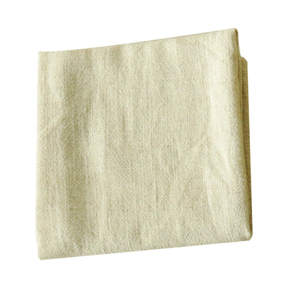 Linen-Cotton Napkins for Home Kitchen - 15.75x15.75 Inches Solid Color Square Dinner Napkins/Tea Towels