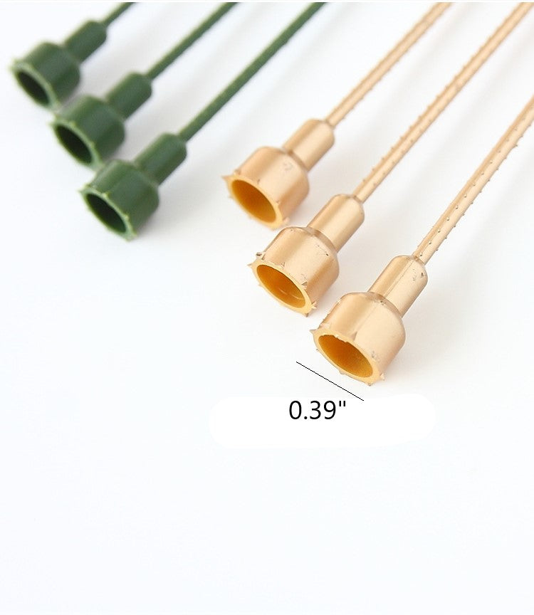 3 Pcs Artificial Plastic Stems 24 Inch Bulk Preserved Floral Supplies