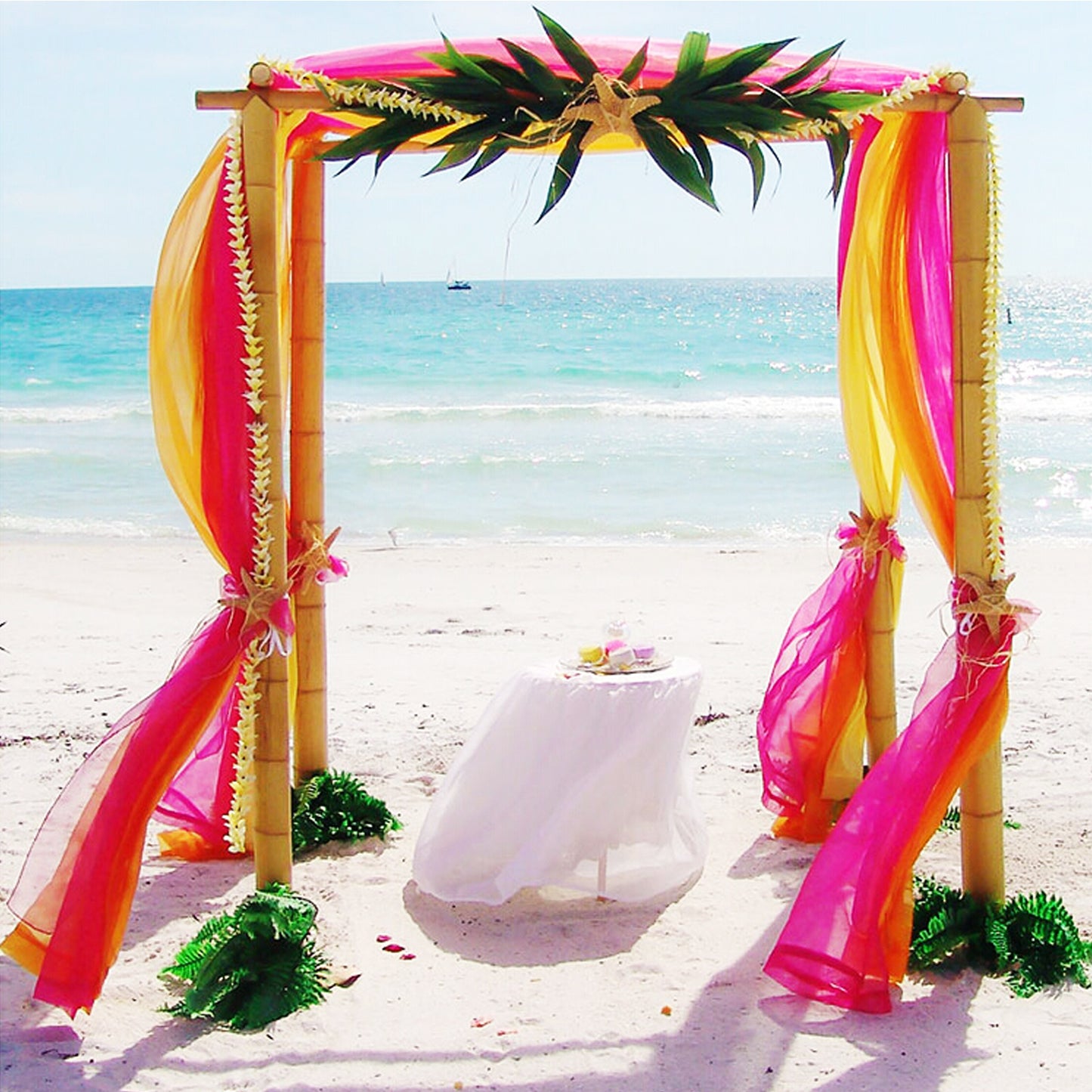 Bulk 2 pcs  Sheer Organza Drapes Outdoor Wedding Arch Backdrop Party Photography Curtains Wholesale