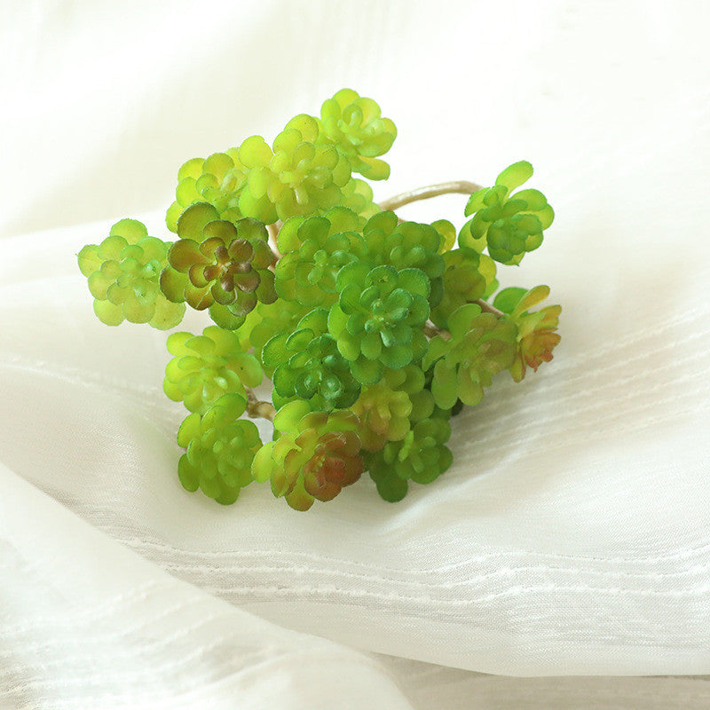 24 Heads Artificial Succulent Plant Bulk Pack for DIY Flower Arrangements and Home Decor