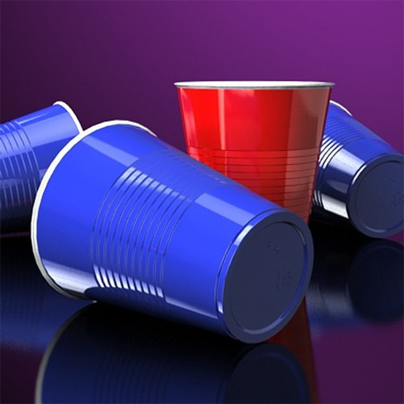 Bulk 100 Pcs Hefty Party on Disposable Plastic Cups Assorted 16 Ounce Wholesale