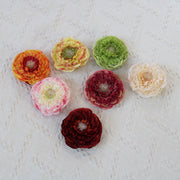 25 Pcs Calendula Mum Artificial Flower Heads for DIY Crafts Autumn Floral Arrangement