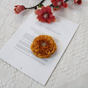 25 Pcs Calendula Mum Artificial Flower Heads for DIY Crafts Autumn Floral Arrangement