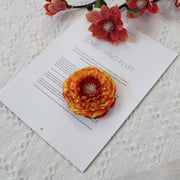 25 Pcs Calendula Mum Artificial Flower Heads for DIY Crafts Autumn Floral Arrangement