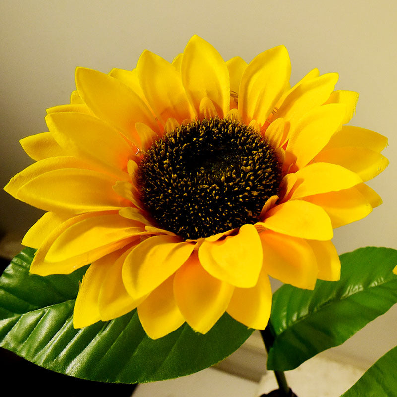 26 Inch Solar Sunflower Lights 10 Pcs Outdoor Garden Decoration Artificial Flowers