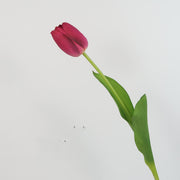 Real Touch Tulip Bud Stem, 12 Inch, Artificial Silk Flower