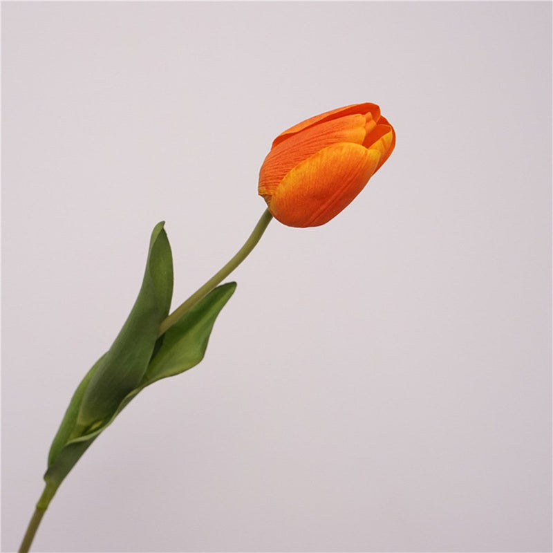 Real Touch Tulip Bud Stem, 12 Inch, Artificial Silk Flower