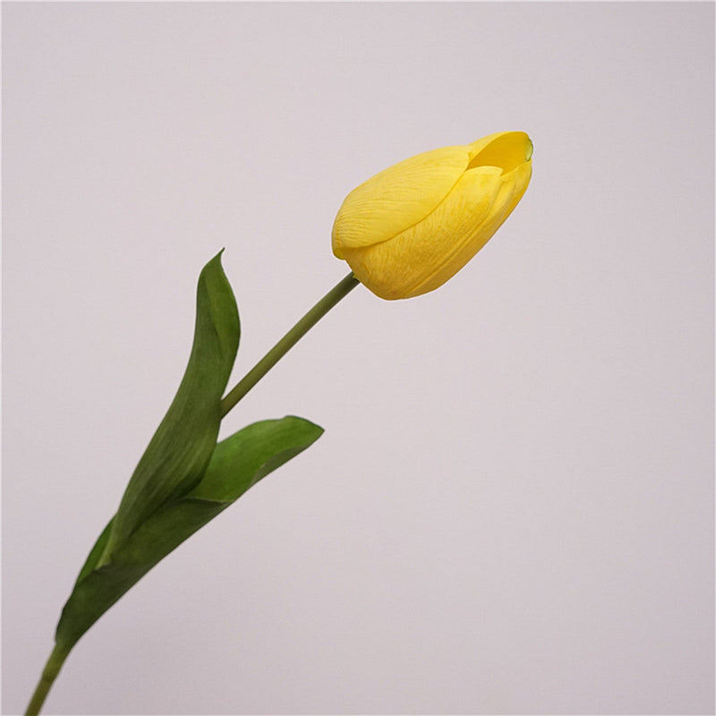 Real Touch Tulip Bud Stem, 12 Inch, Artificial Silk Flower
