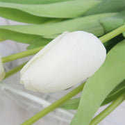 Real Touch Tulip Bud Stem, 12 Inch, Artificial Silk Flower