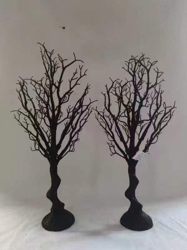 28 - Inchs Black Dead - Branch Tree  Halloween Decor