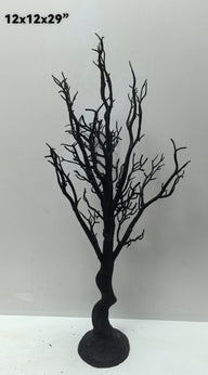 28 - Inchs Black Dead - Branch Tree  Halloween Decor