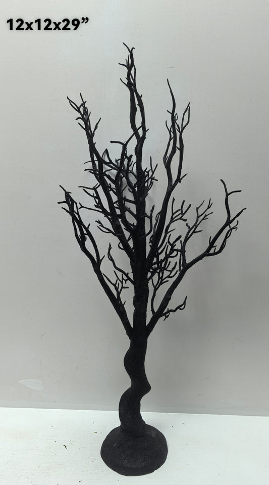 28 - Inchs Black Dead - Branch Tree  Halloween Decor